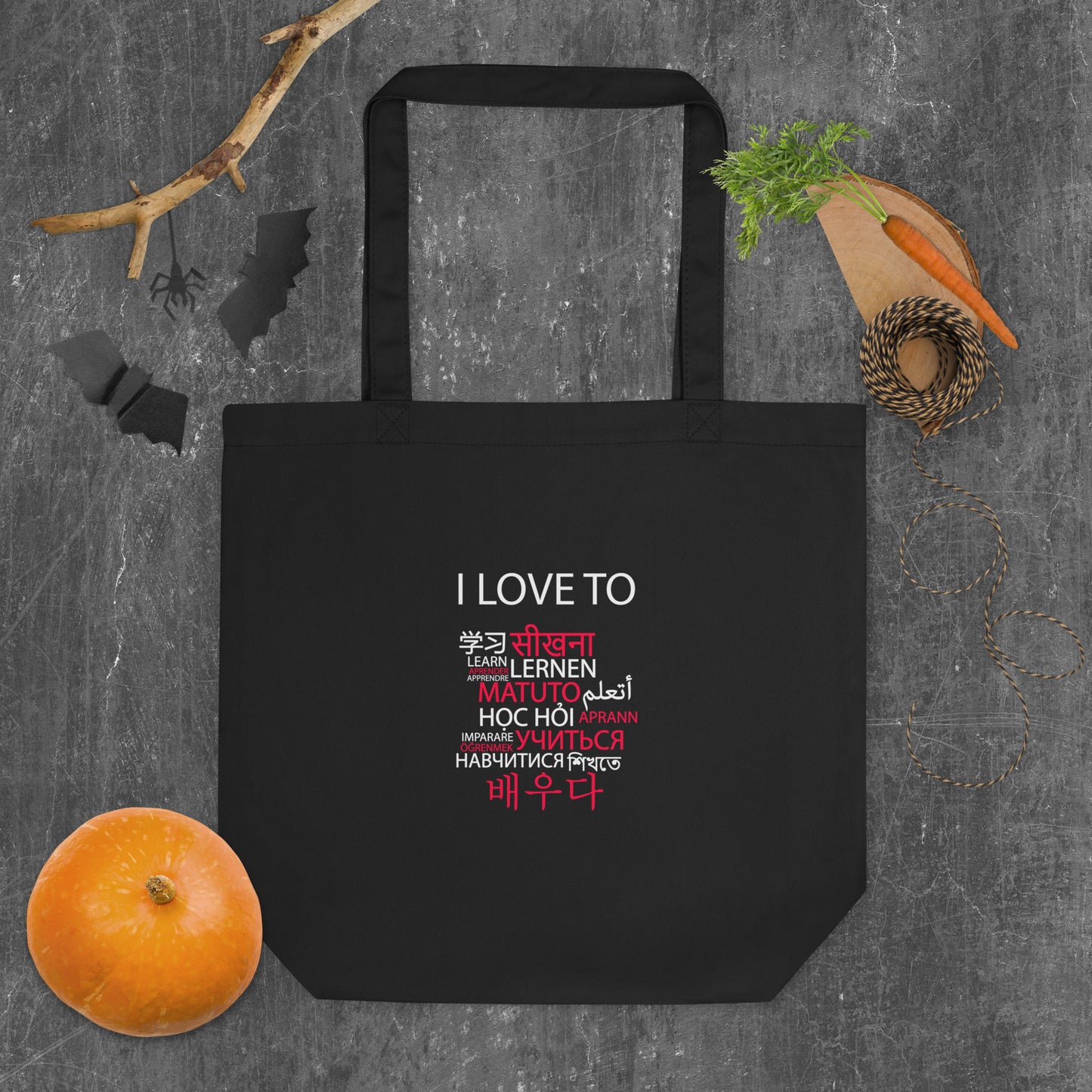 I Love To Learn Eco Tote Bag