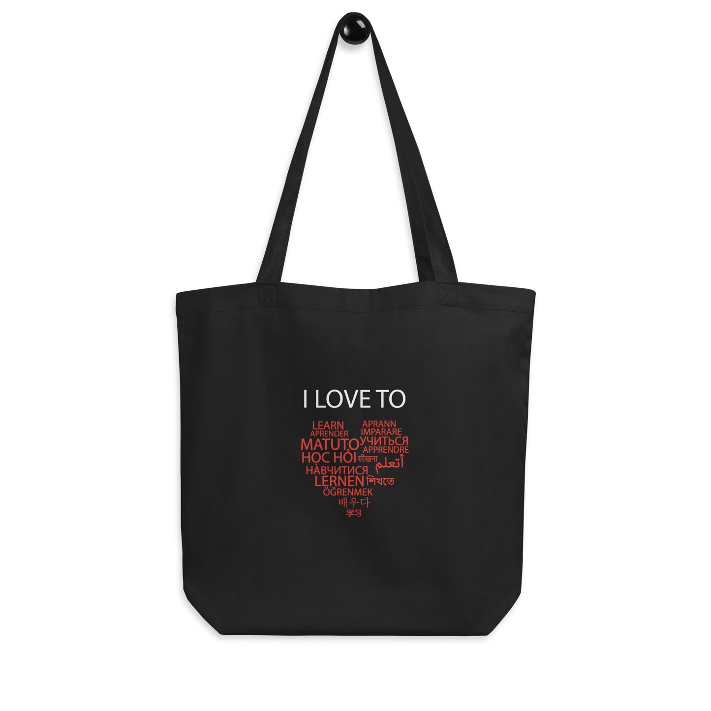 I Love To Learn Eco Tote Bag