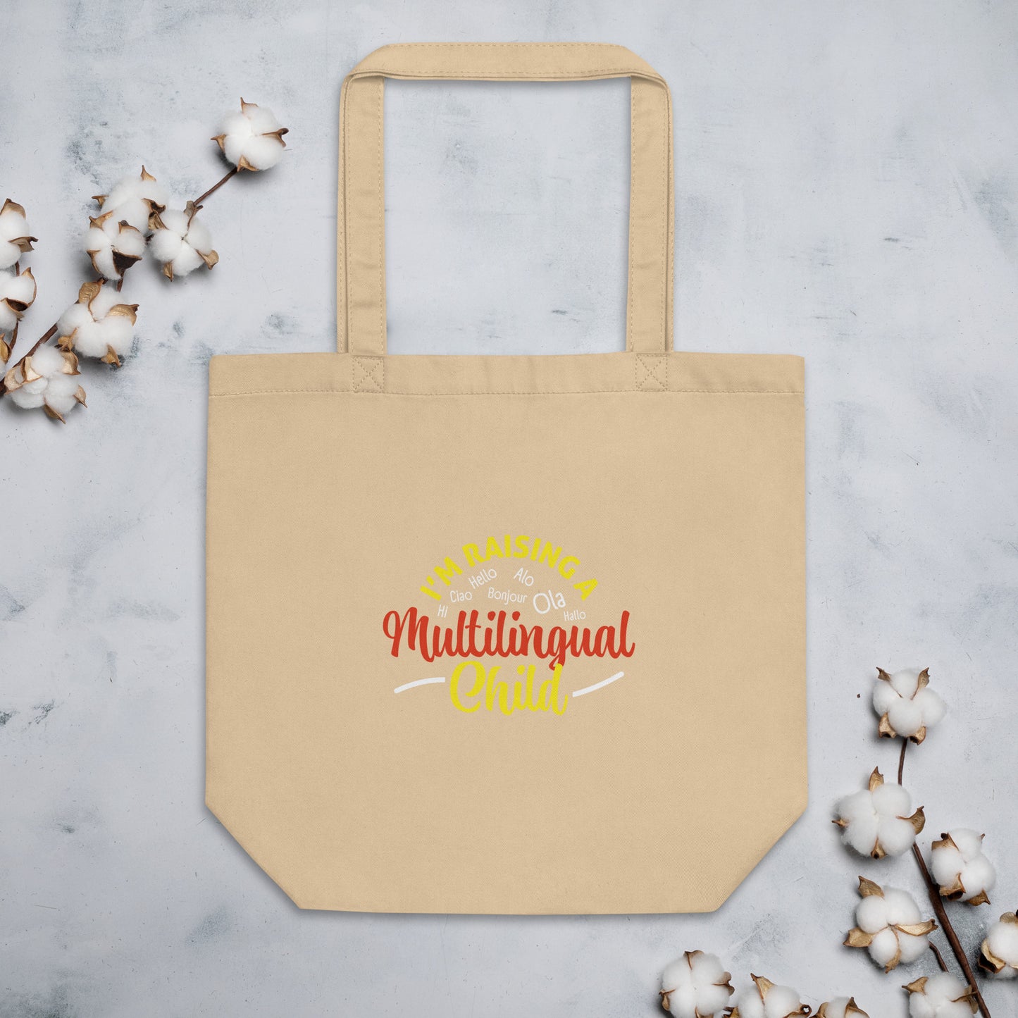 Raising Multilingual Eco Tote Bag.