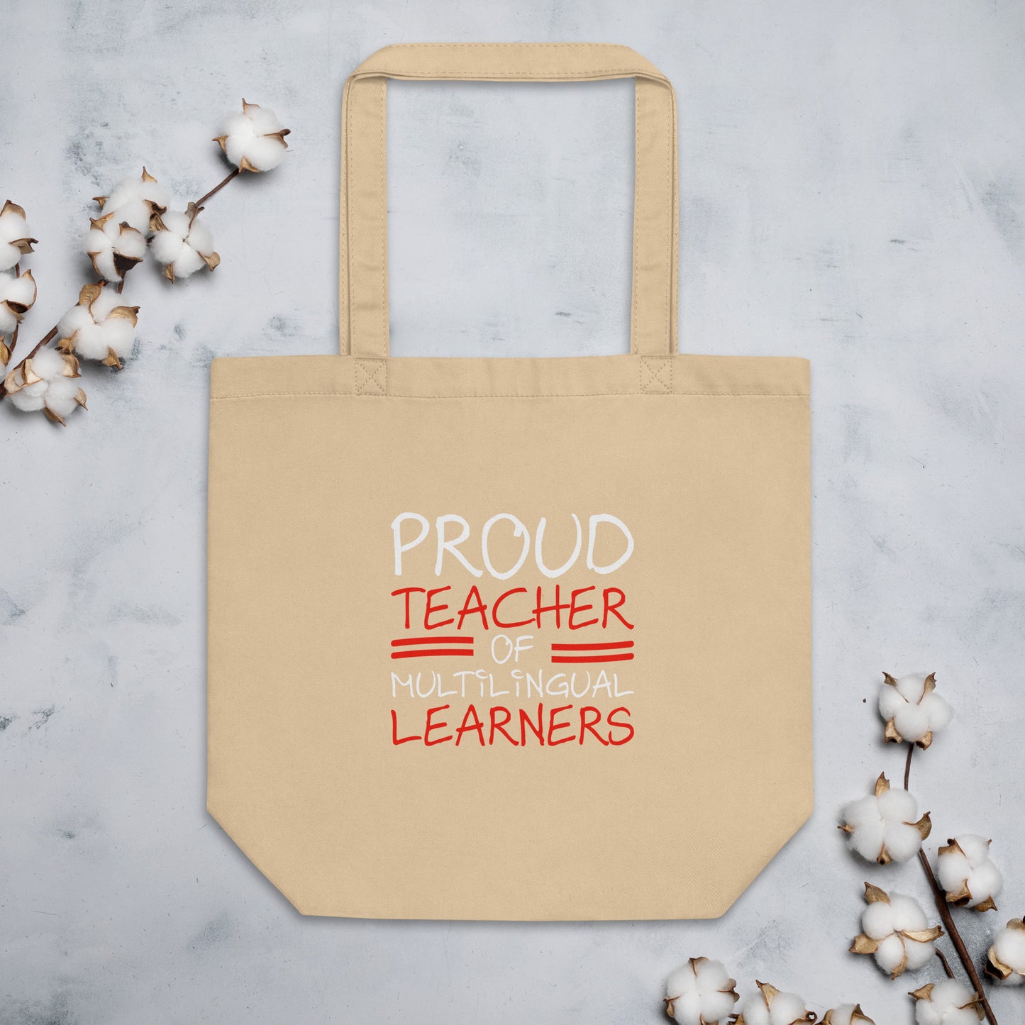 Multilingual Teacher Learner Eco Tote Bag