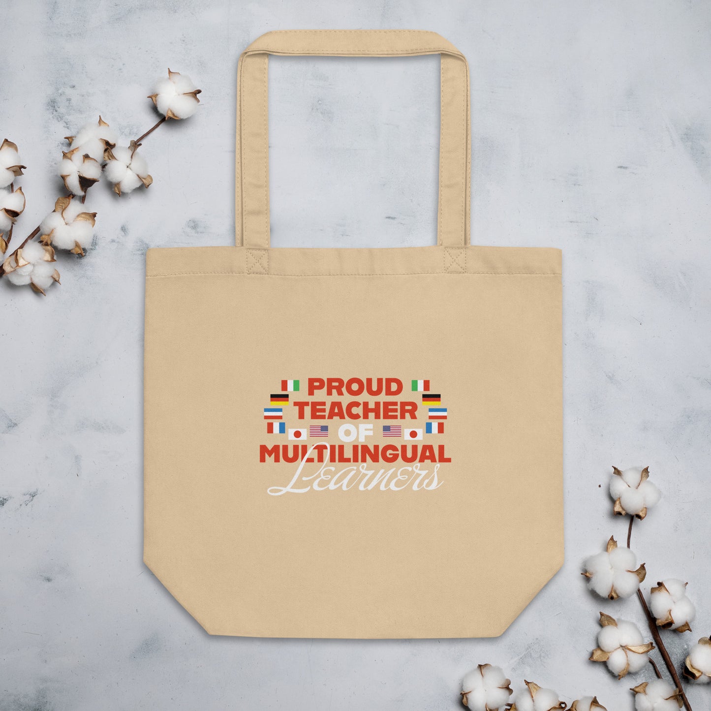 Proud ESL teacher Eco Tote Bag.