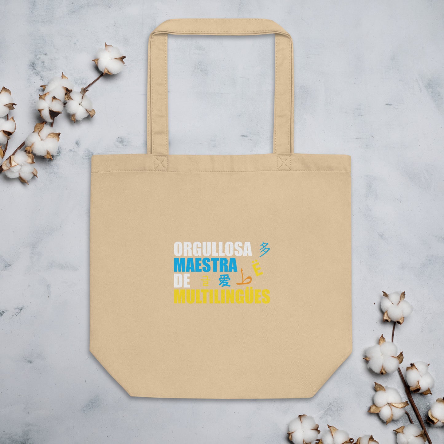 Orgullosa Maestra De Multilingues Eco Tote Bag