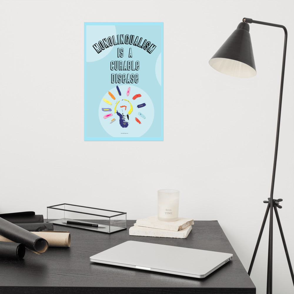 Proud of My Accent Poster, Classroom Decor, Bilingual Poster, Back To School, Office Decor, Bilingual Poster for Classroom,