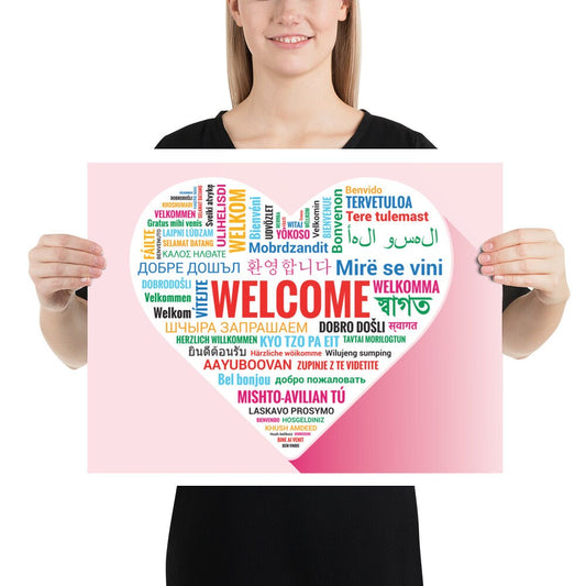 Welcome Poster (Different Languages), Lucky to Be Bilingual Poster, Being Bilingual Poster, Classroom Decor, Bilingual Poster, Back to School,