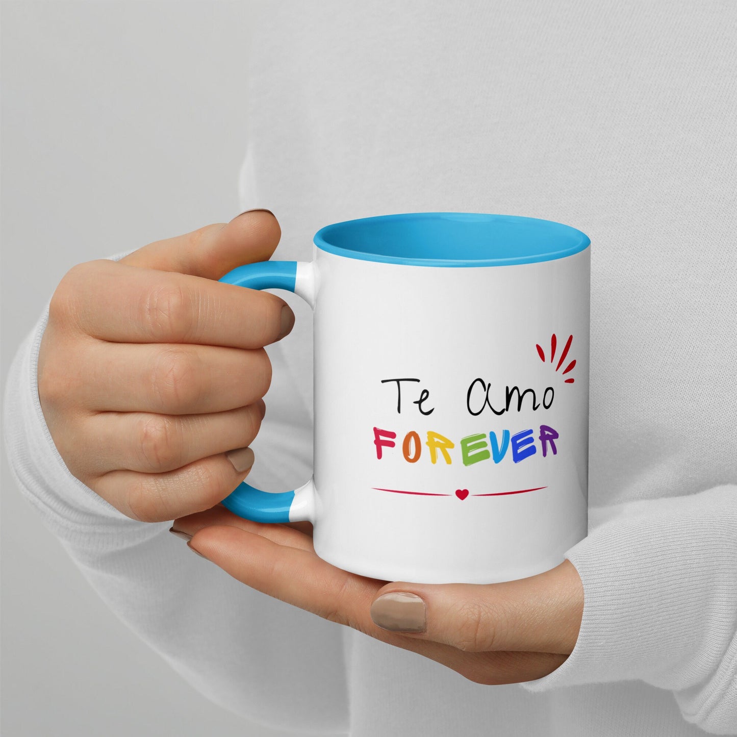 Te Amo Forever Mug with Color Inside