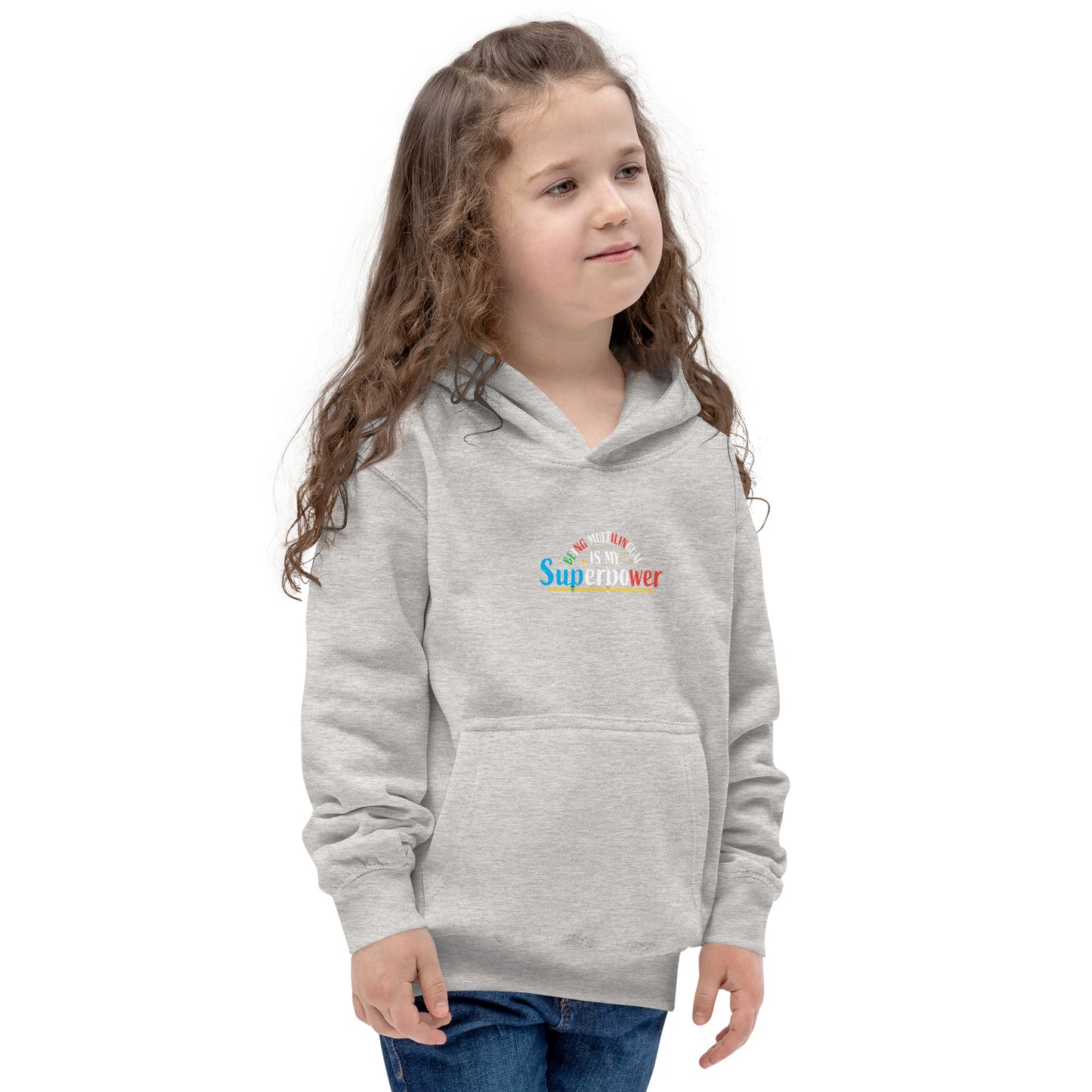 Multilingual Superpower Kids Hoodie