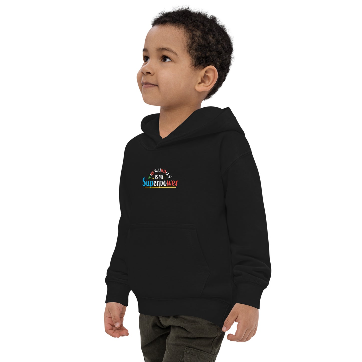 Multilingual Superpower Kids Hoodie
