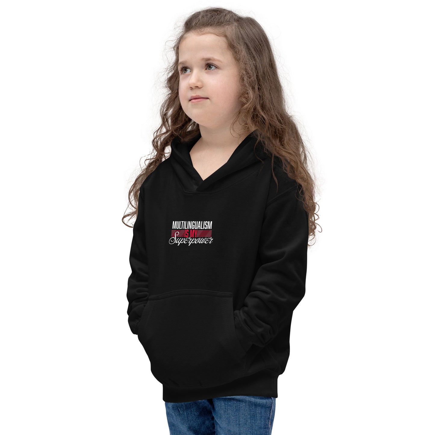 Multilingual Superpower Kids Hoodie