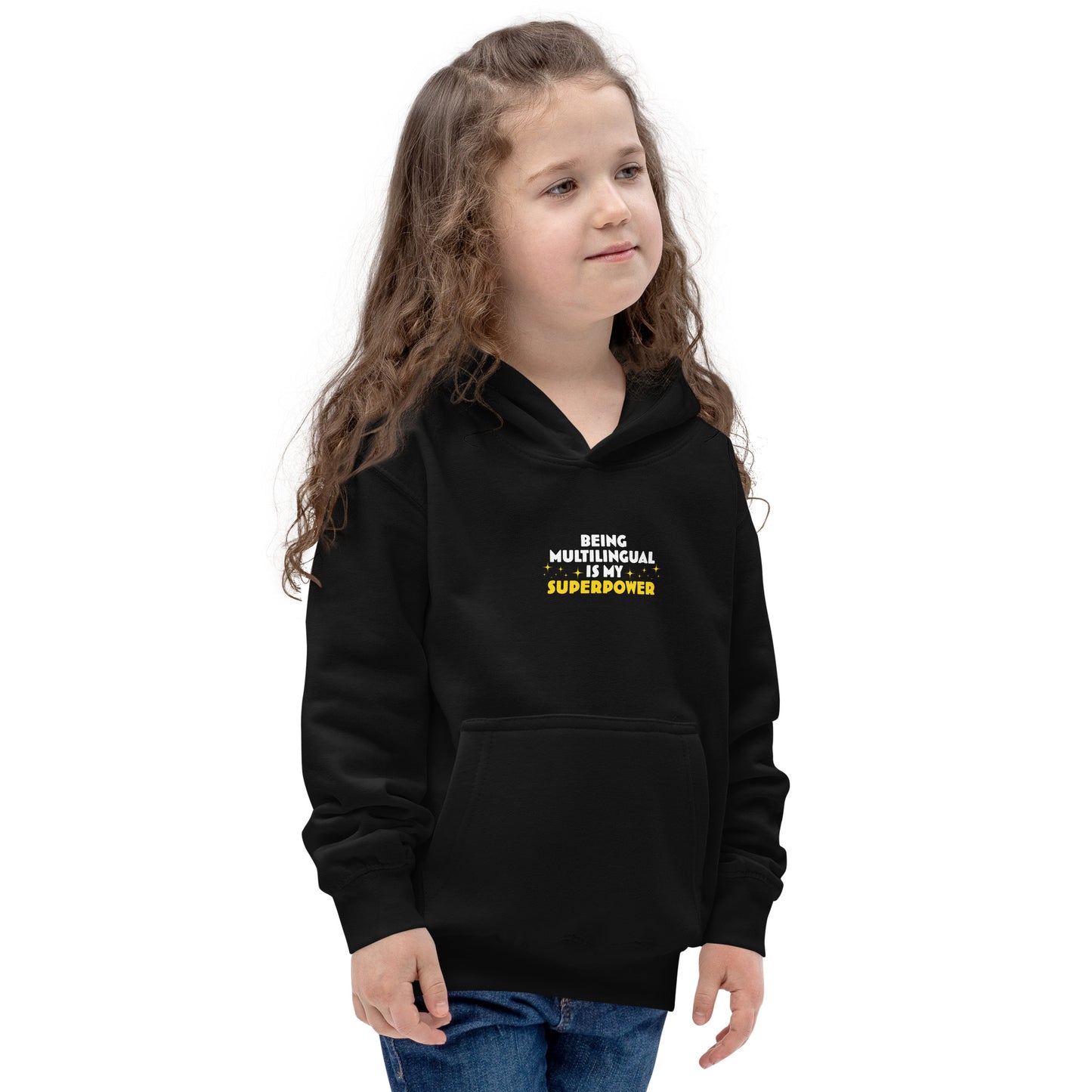 Multilingual Superpower Kids Hoodie