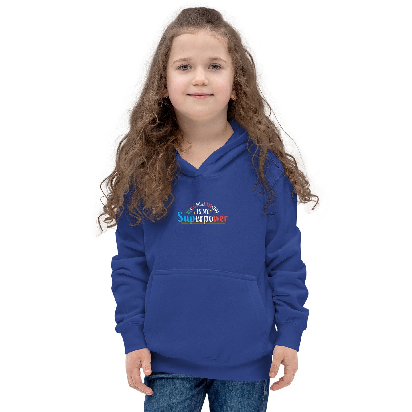 Multilingual Superpower Kids Hoodie