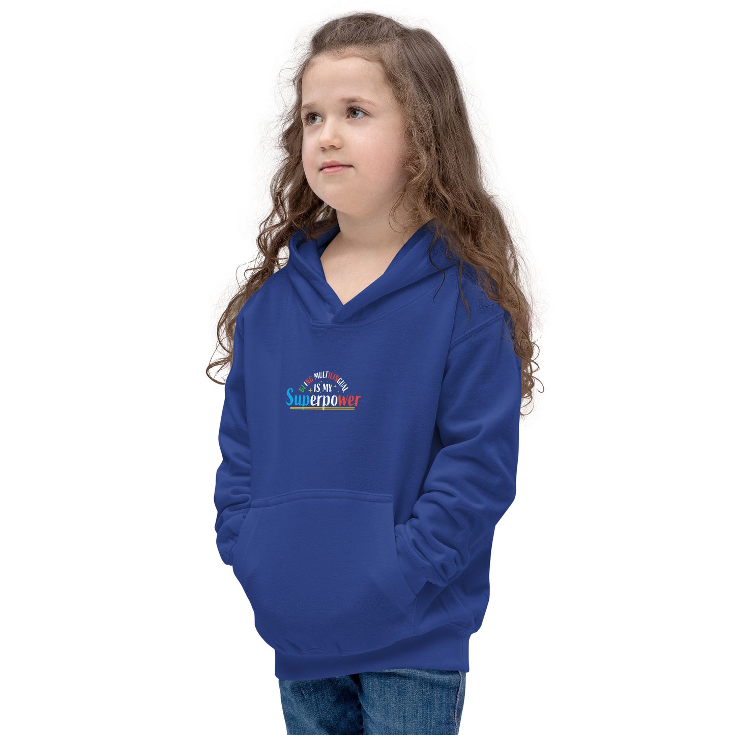Multilingual Superpower Kids Hoodie
