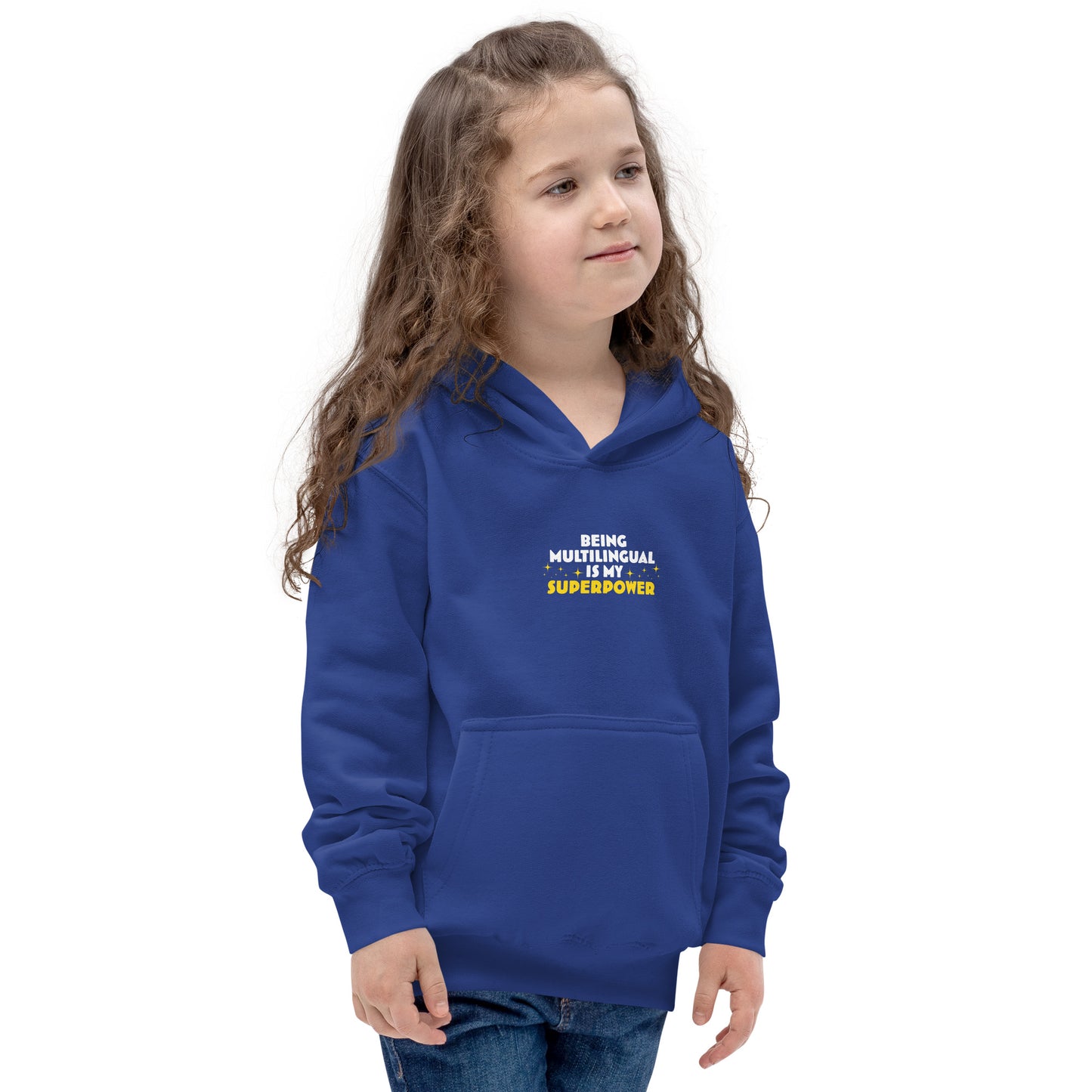 Multilingual Superpower Kids Hoodie