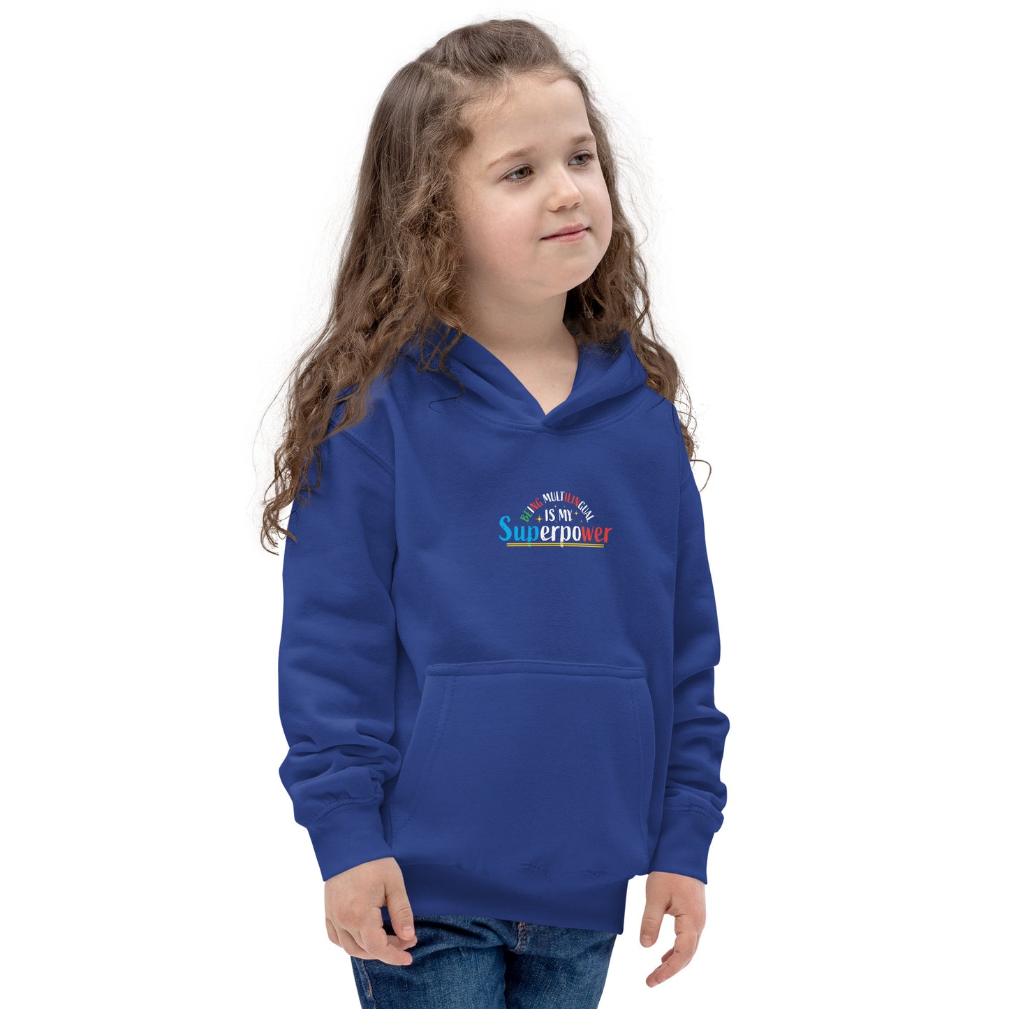 Multilingual Superpower Kids Hoodie