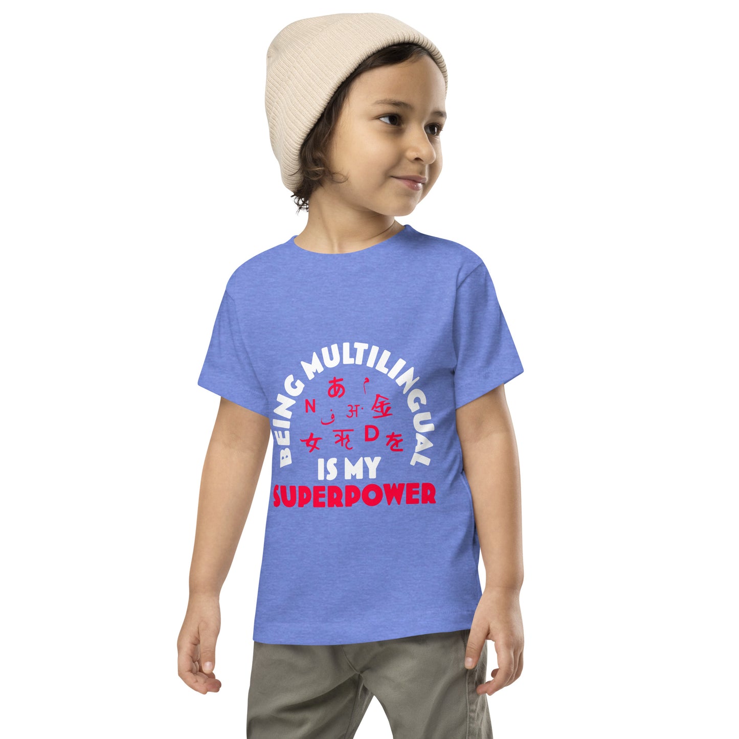 Being Multilingual Toddler Short Sleeve Tee
