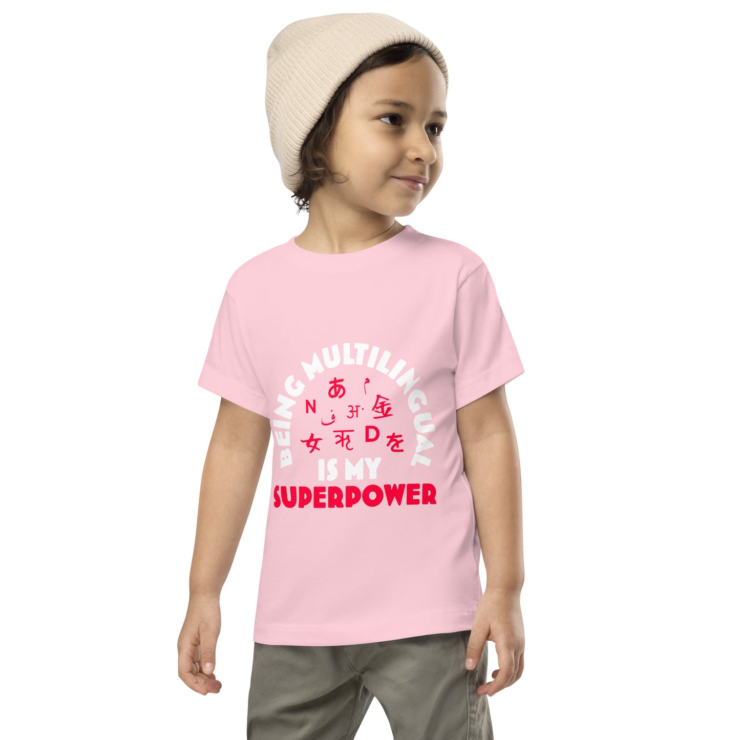 Being Multilingual Toddler Short Sleeve Tee