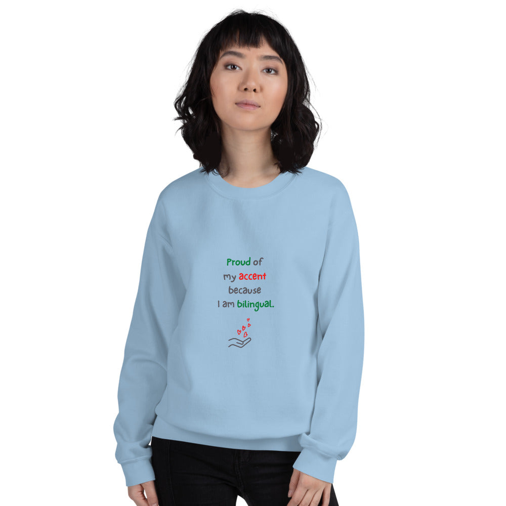 Proud Accent Sweatshirt Unisex