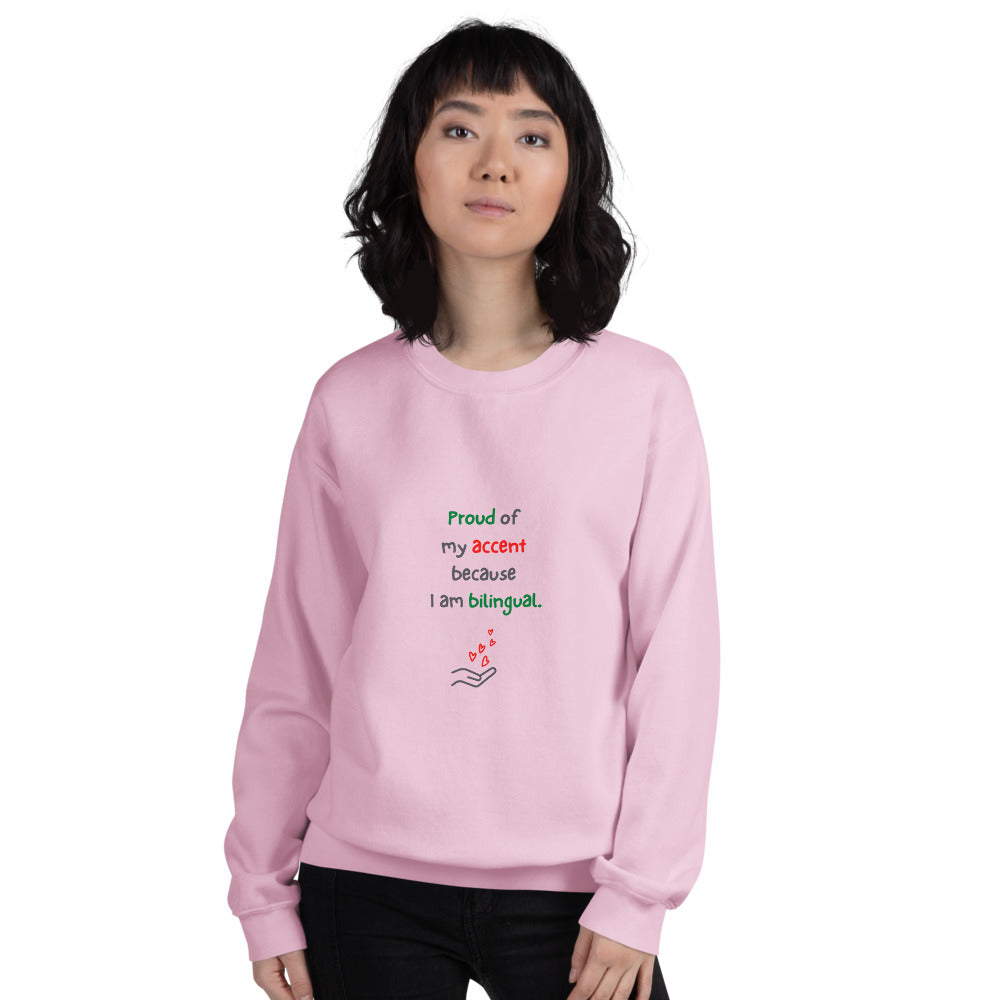 Proud Accent Sweatshirt Unisex