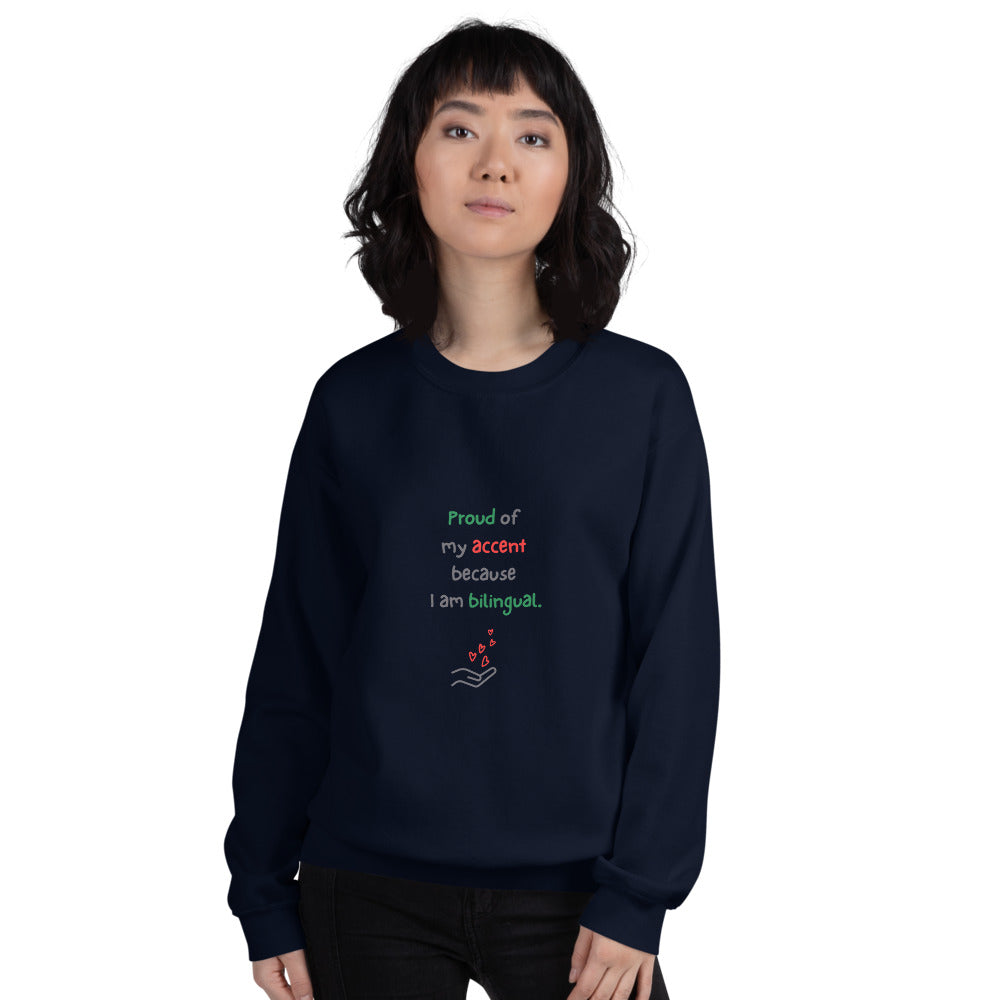 Proud Accent Sweatshirt Unisex