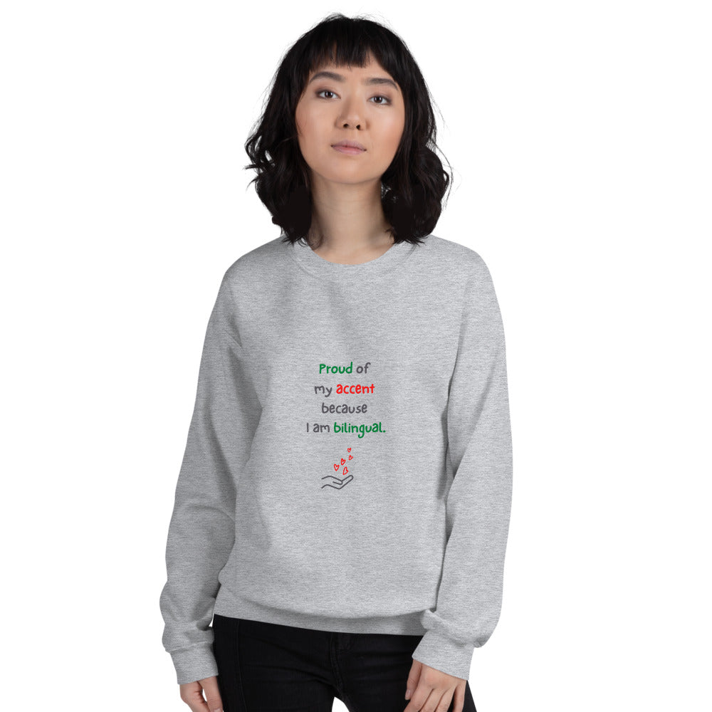 Proud Accent Sweatshirt Unisex