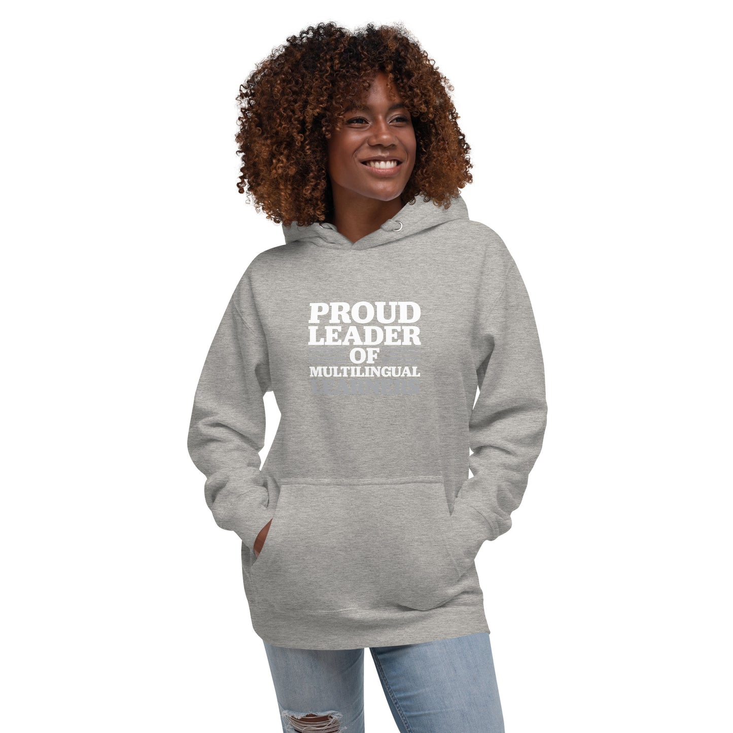 Sudadera con capucha orgullosa del profesor de ESL.
