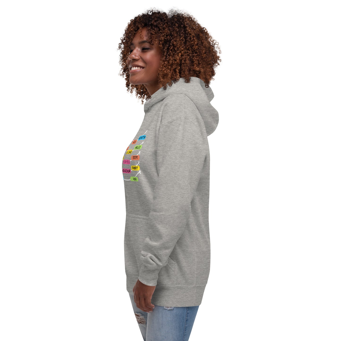 Multilingual Word Wall Hoodie