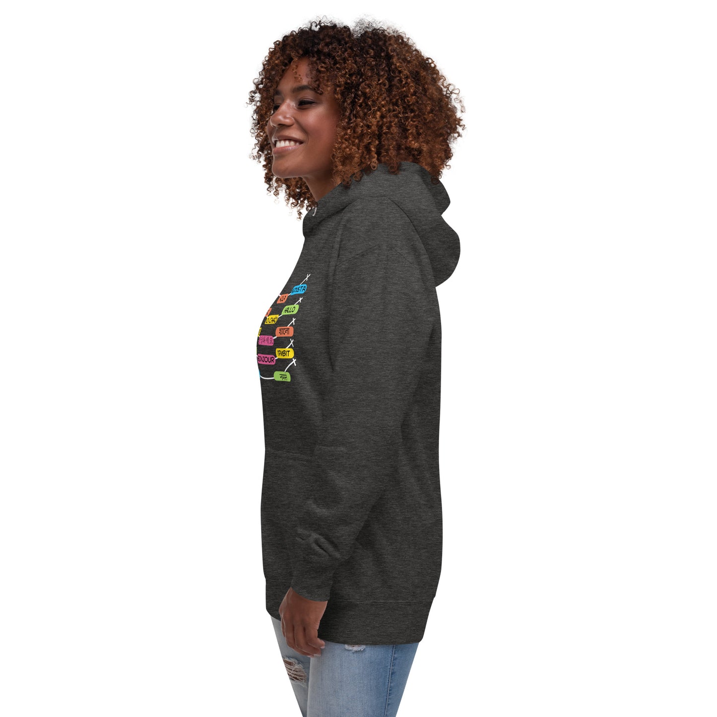 Multilingual Word Wall Hoodie