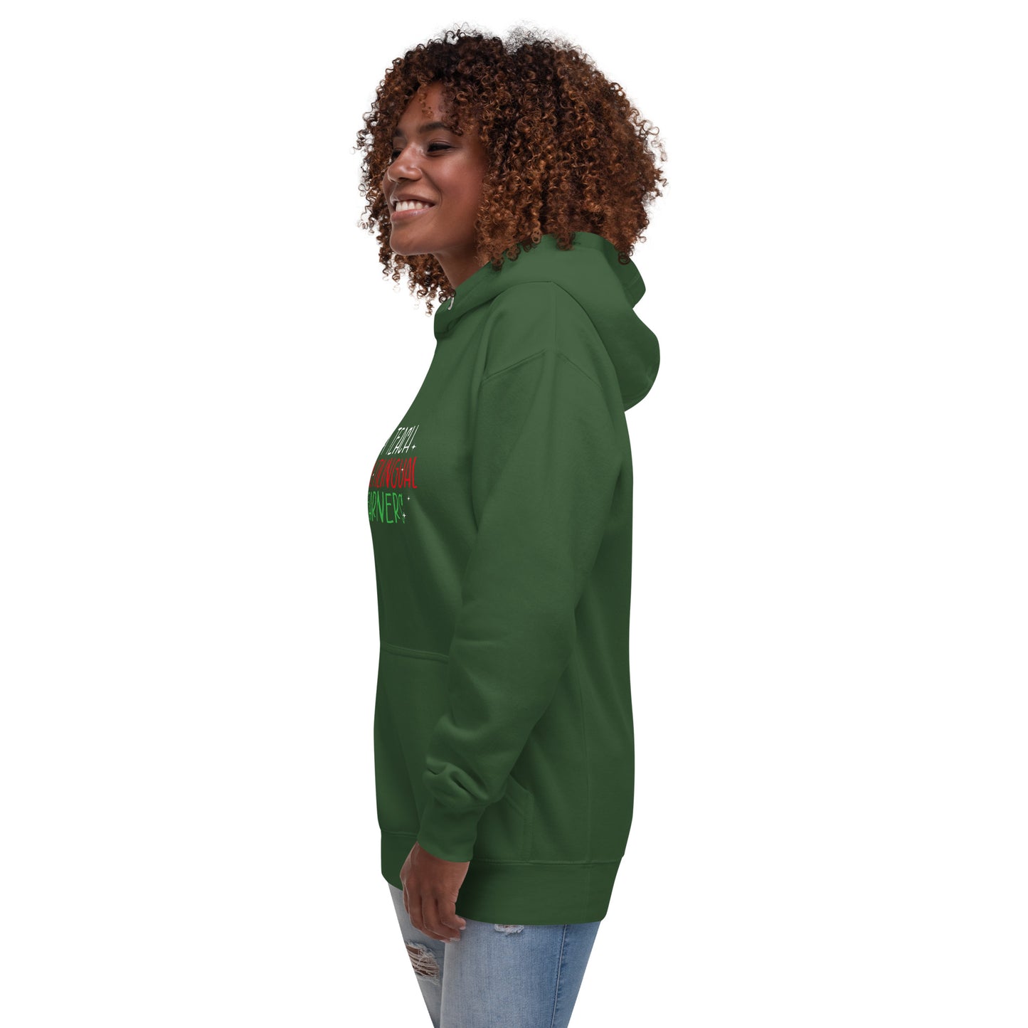 Sudadera con capucha para profesor de aprendizaje multilingüe
