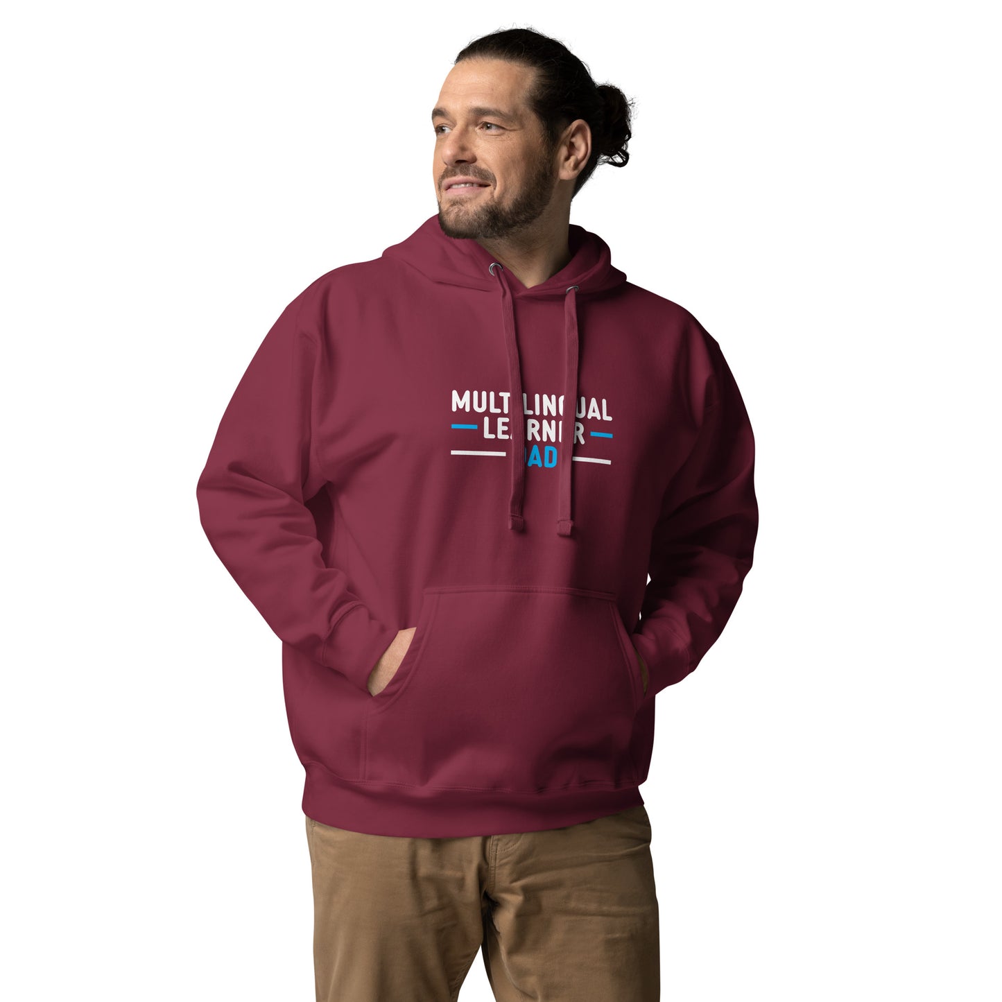 Multilingual Learner Dad Hoodie