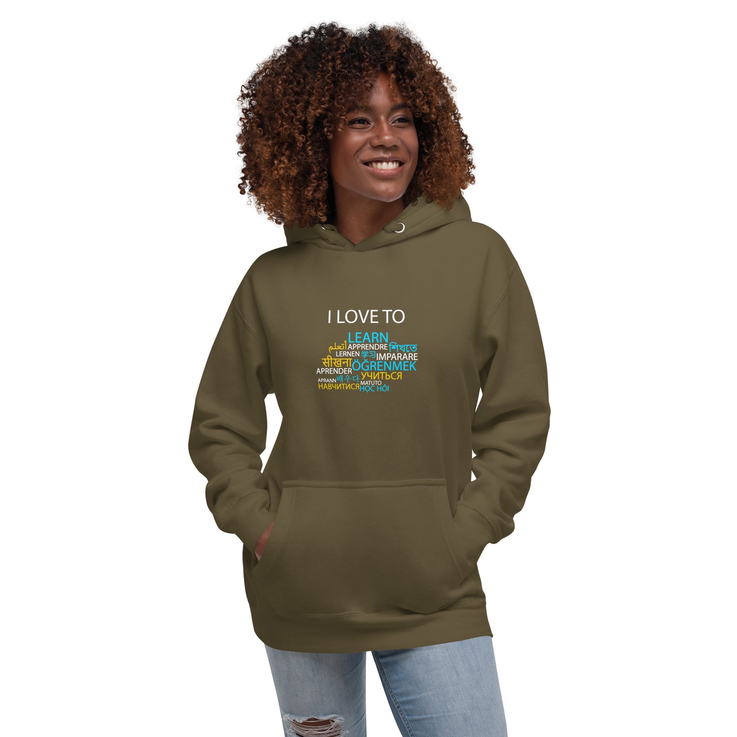 Multilingual (read) Hoodie