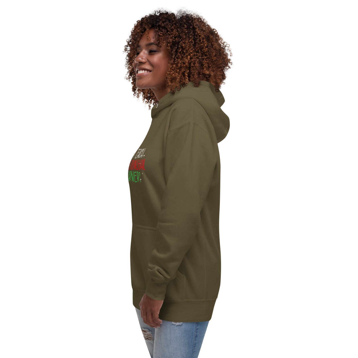 Sudadera con capucha para profesor de aprendizaje multilingüe