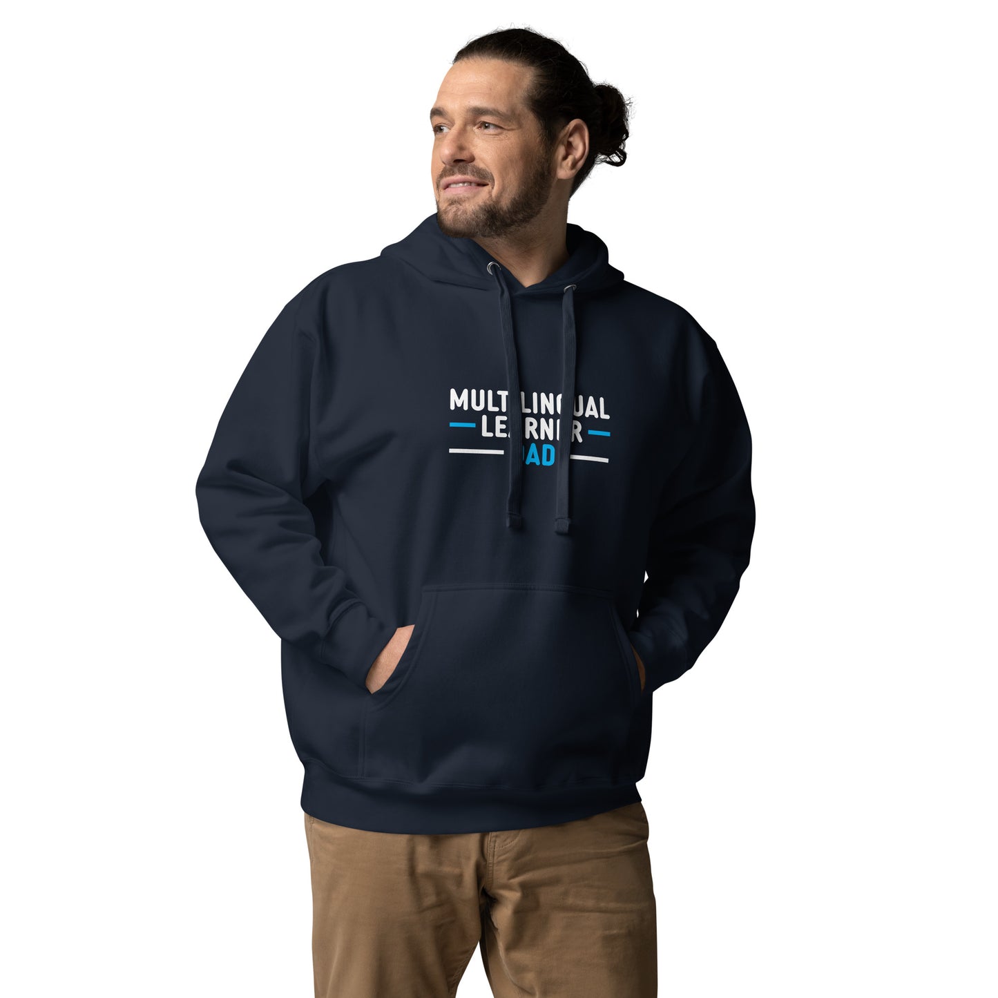 Multilingual Learner Dad Hoodie