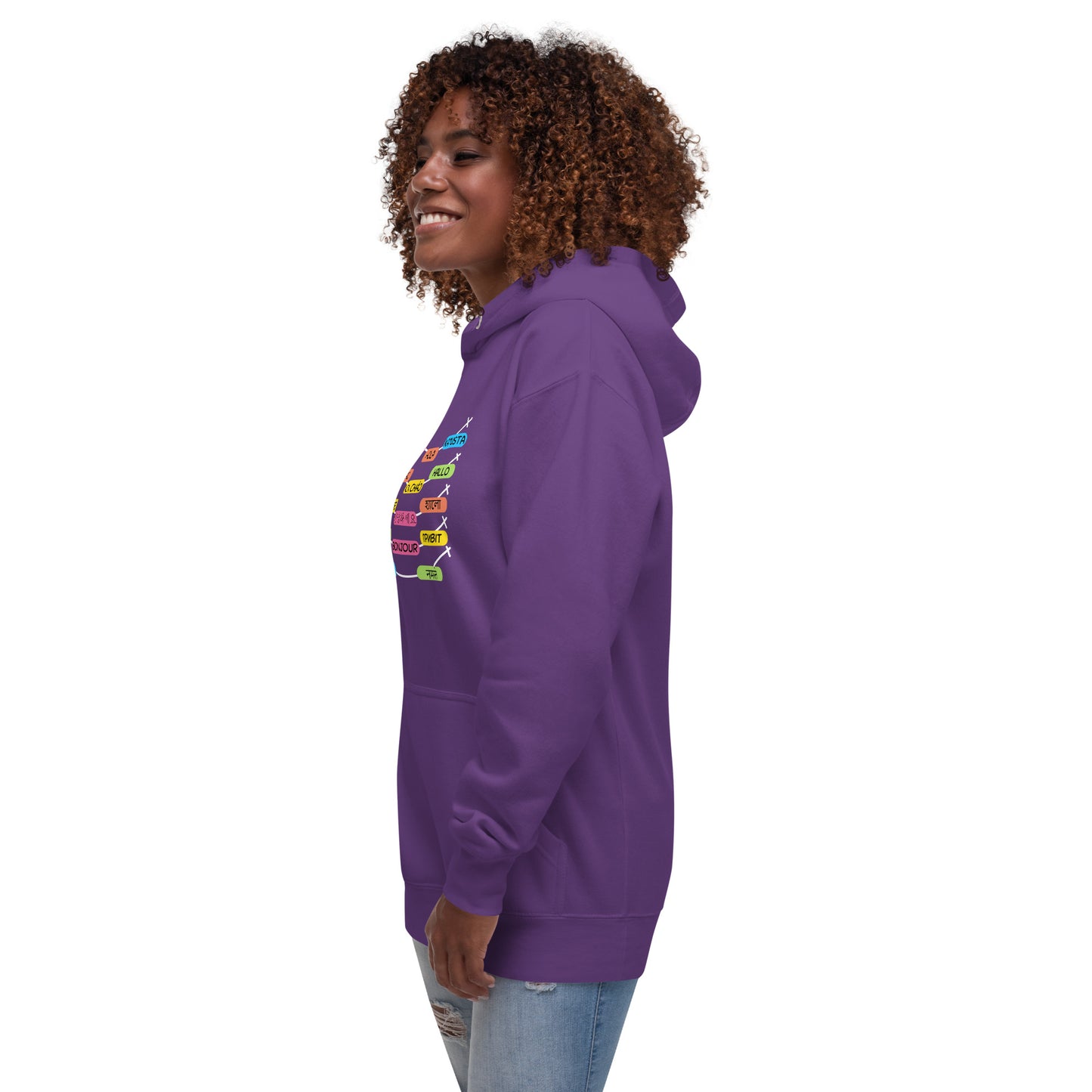 Multilingual Word Wall Hoodie