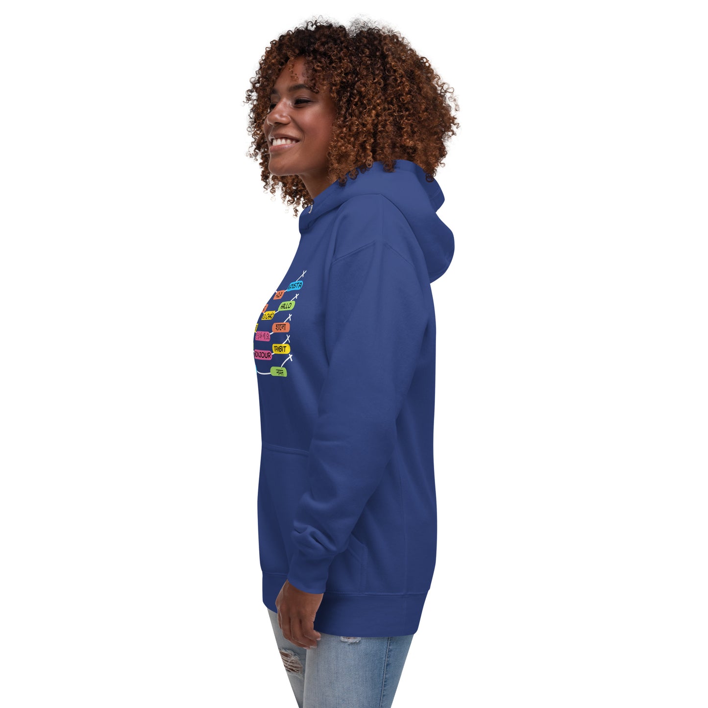 Multilingual Word Wall Hoodie