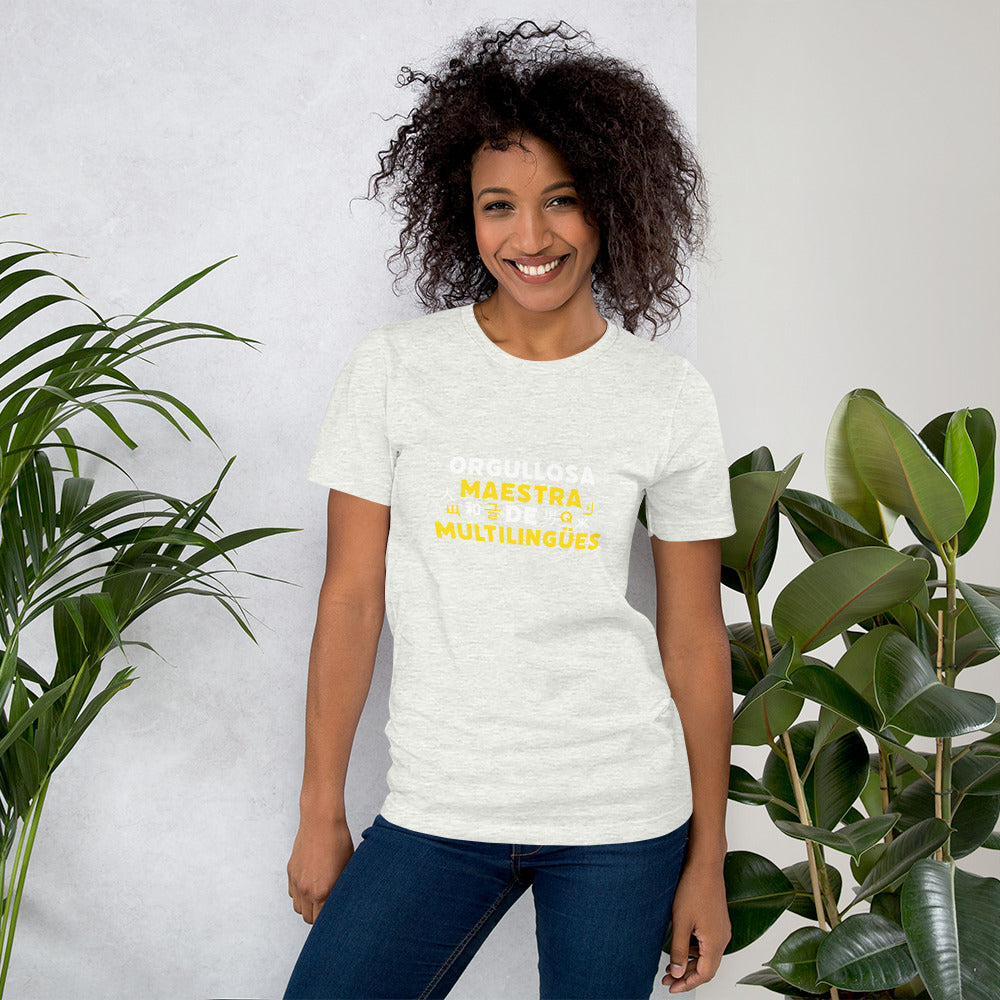 Orgullosa Maestra De Multilingues t-shirt
