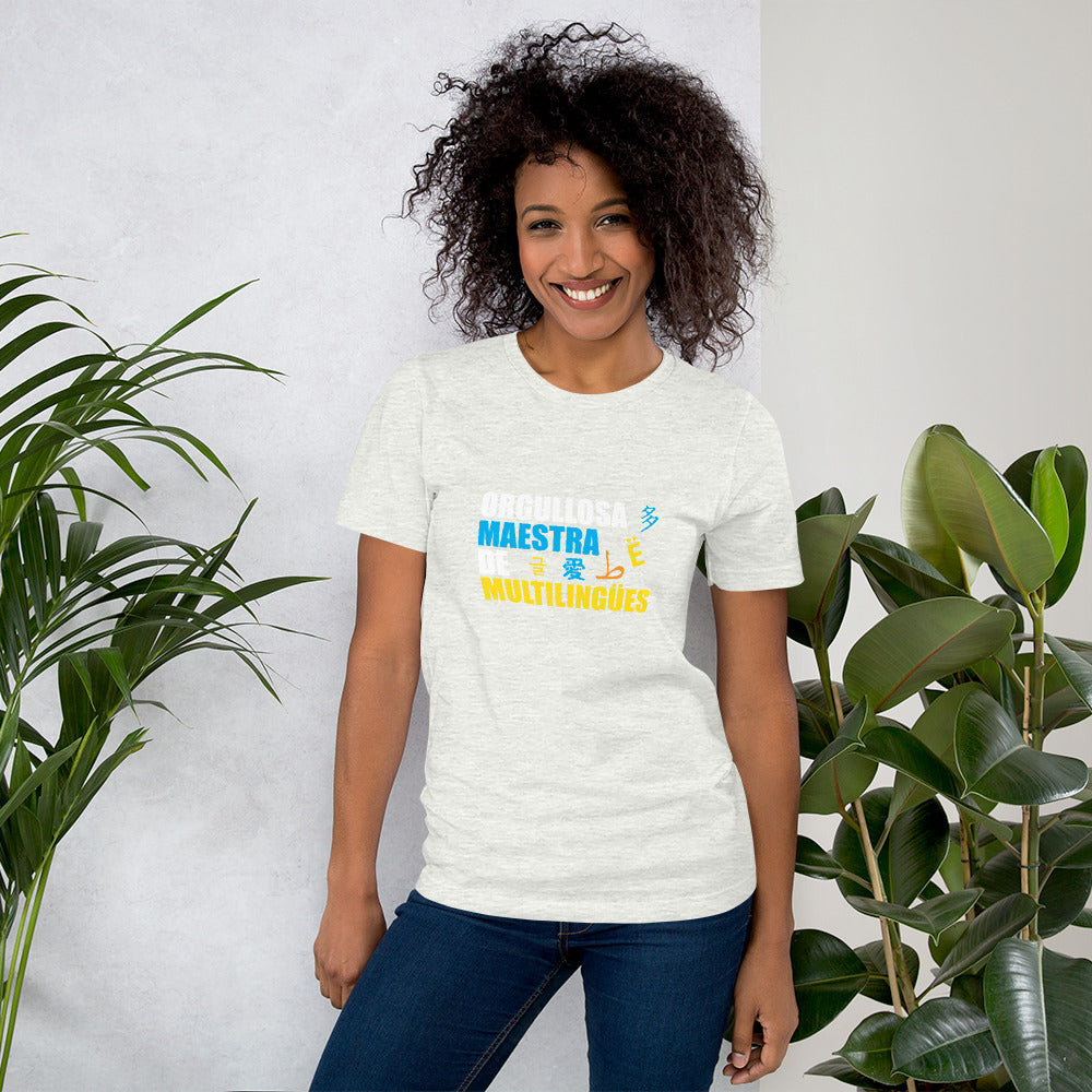 Orgullosa Maestra De Multilingues t-shirt