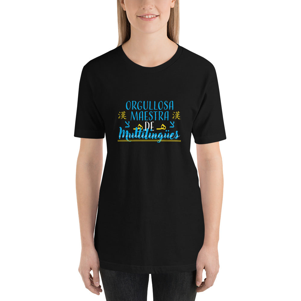 Orgullosa Maestra De Multilingues t-shirt