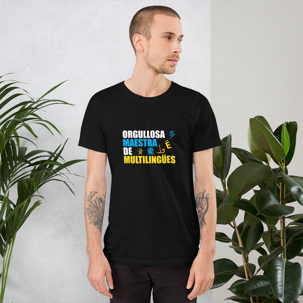 Orgullosa Maestra De Multilingues t-shirt
