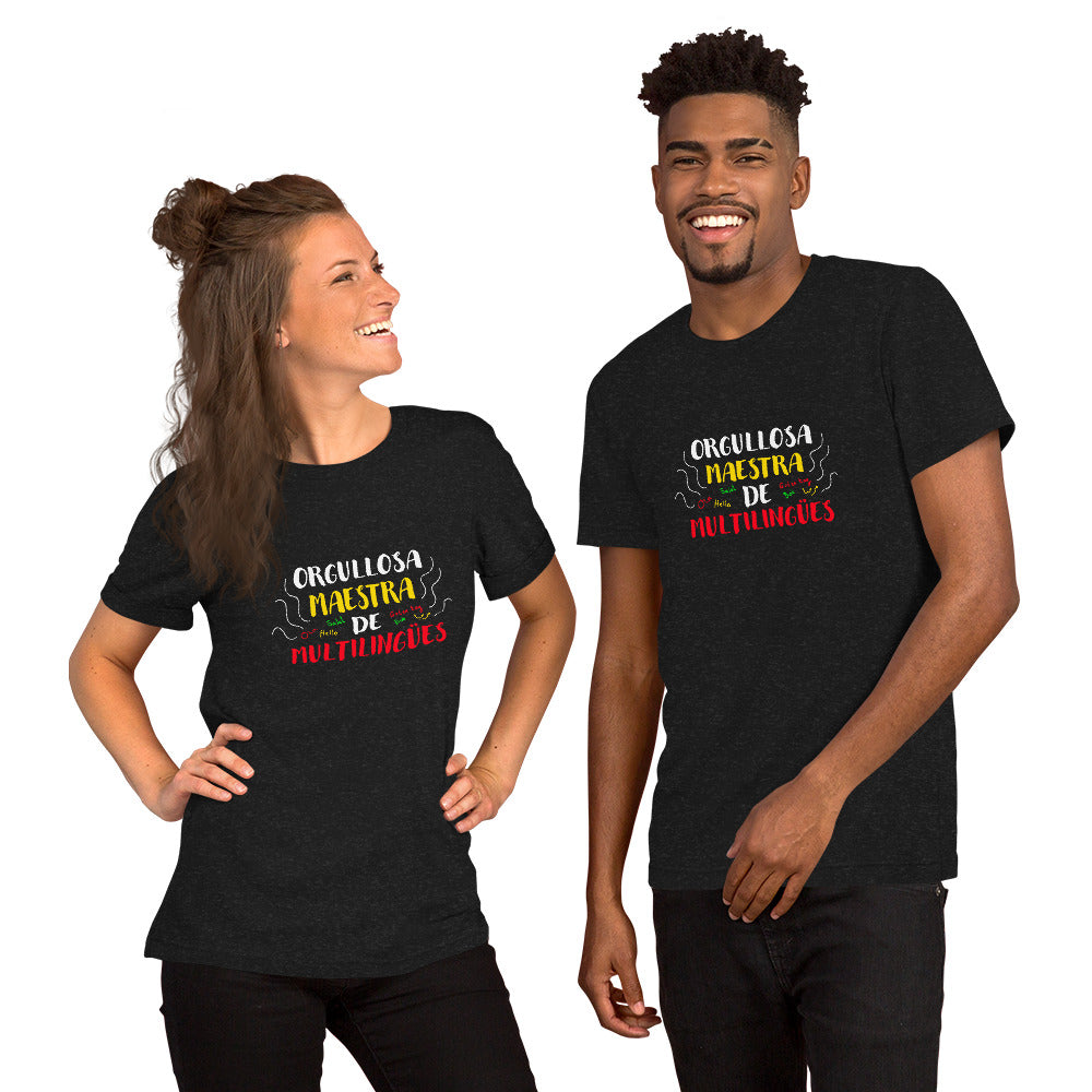 Orgullosa Maestra De Multilingues t-shirt