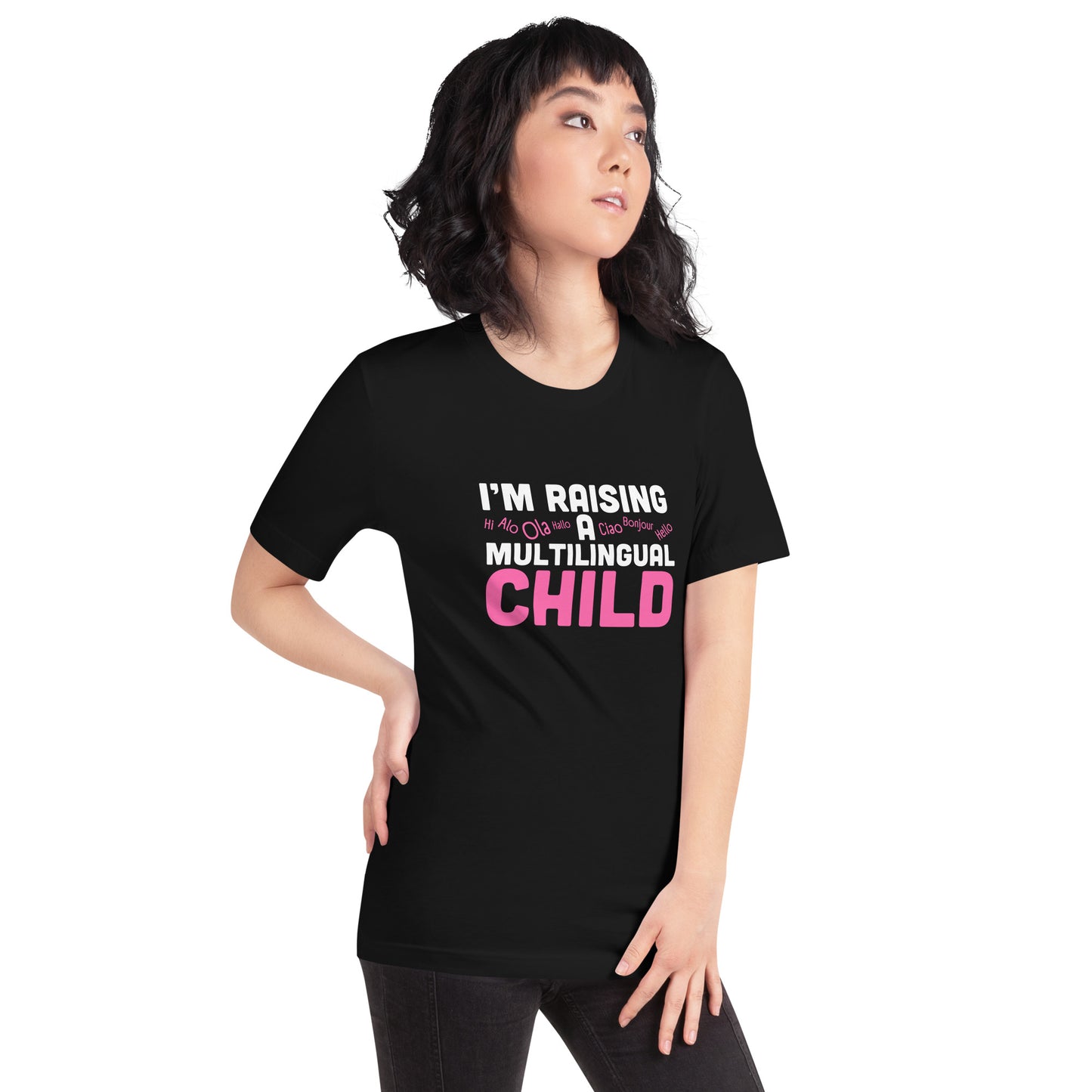 Raising Multilingual Child t-shirt