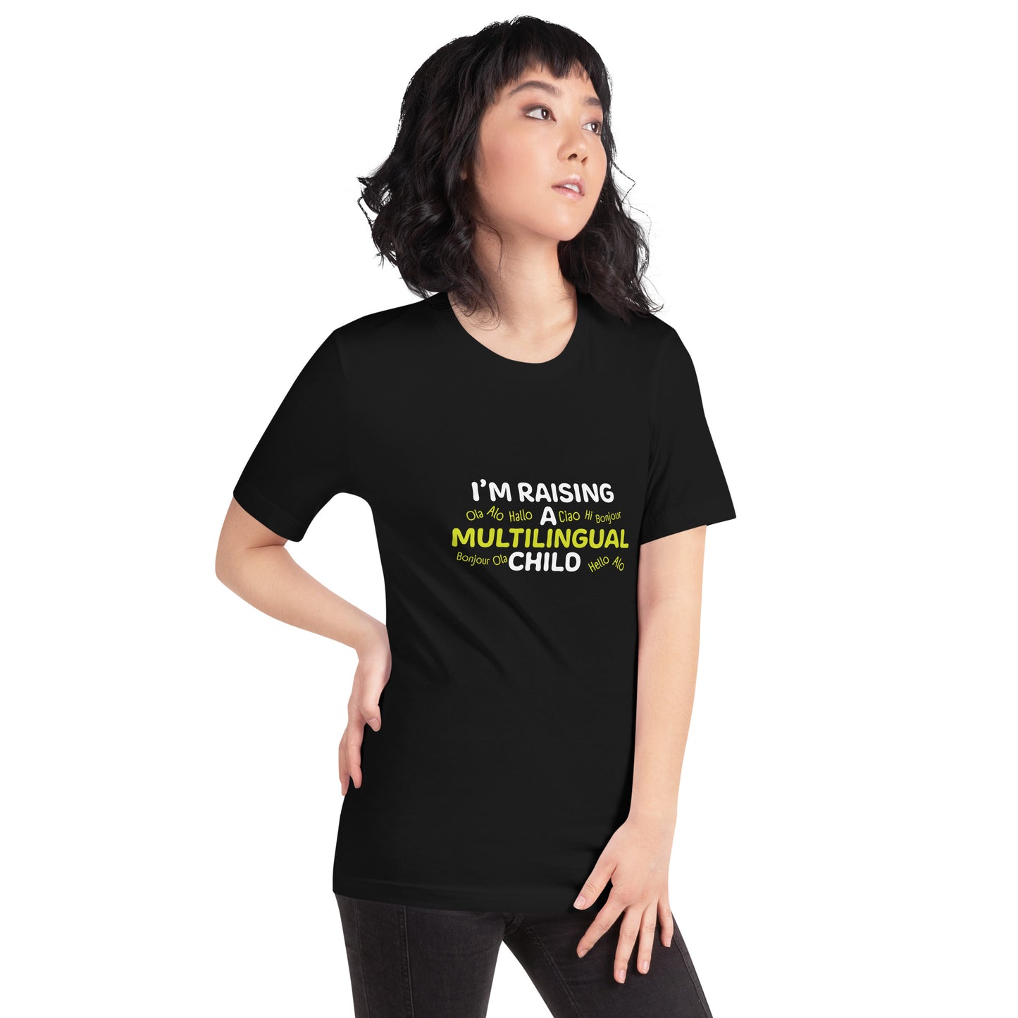 Camiseta multilingue