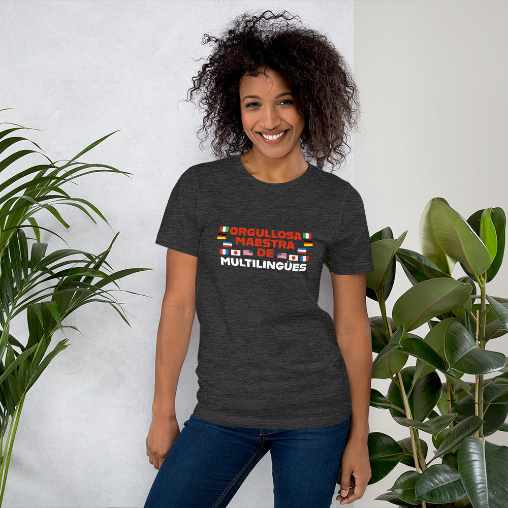 Orgullosa Maestra De Multilingues t-shirt
