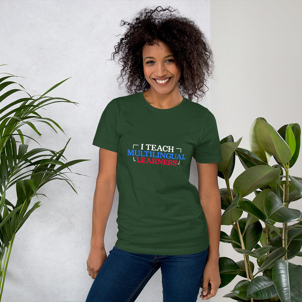 Teach Multilingual learner t-shirt.