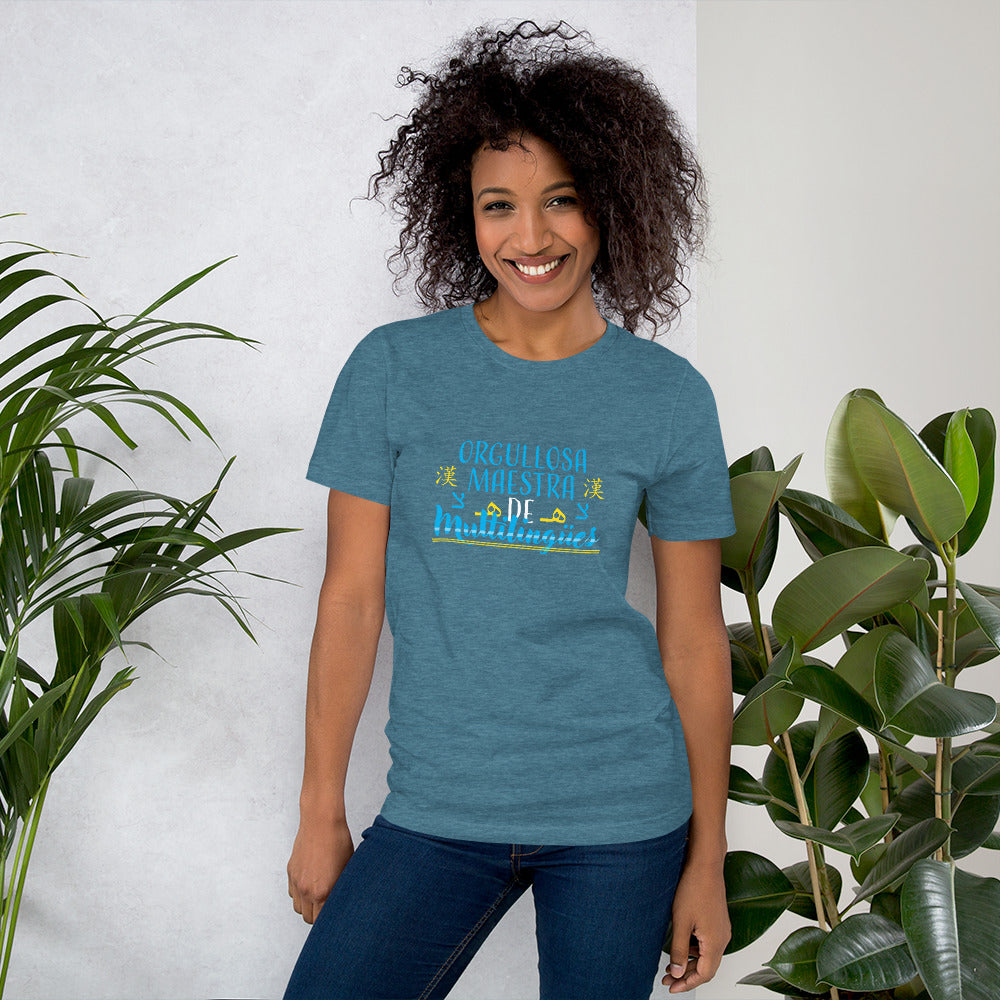 Orgullosa Maestra De Multilingues t-shirt
