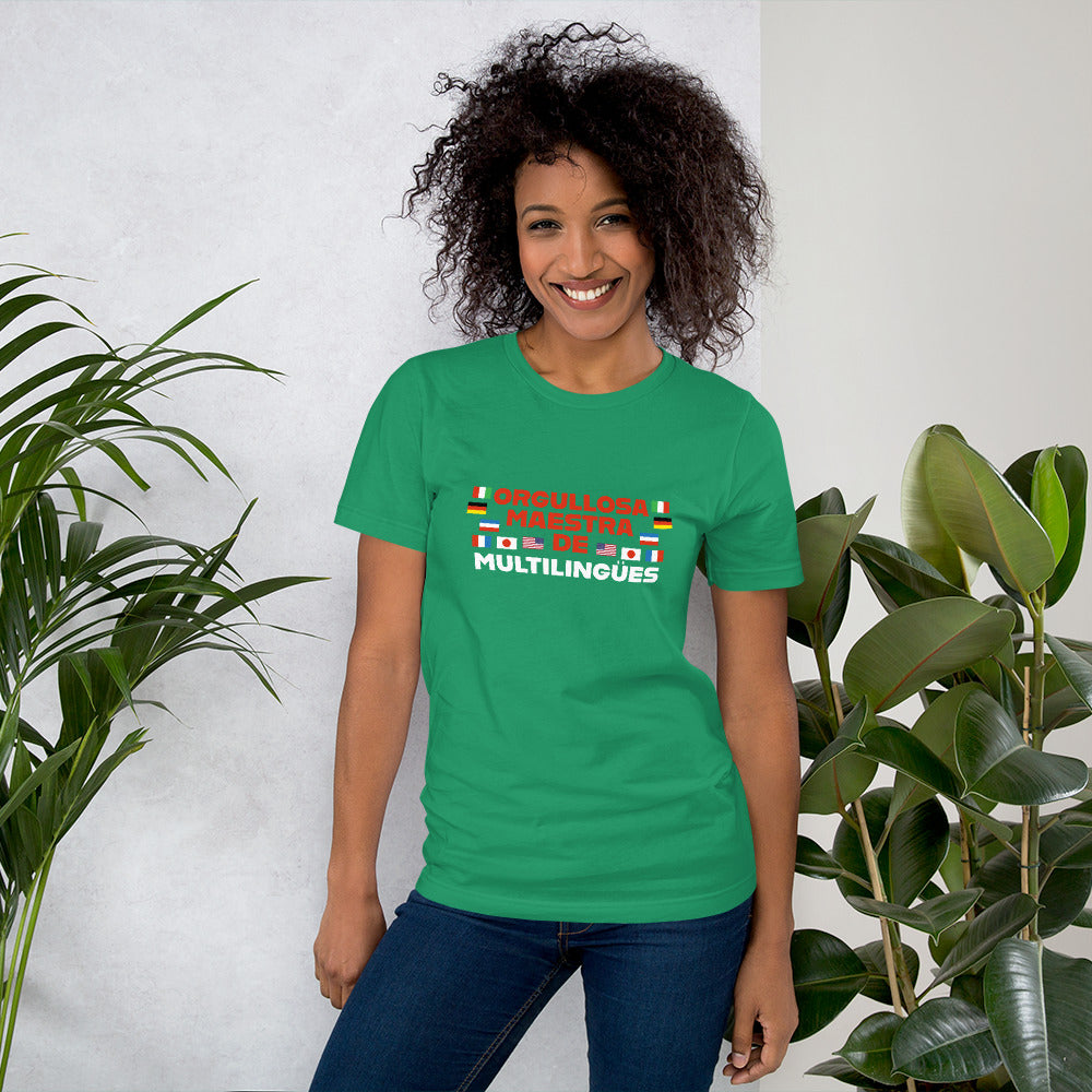 Orgullosa Maestra De Multilingues t-shirt