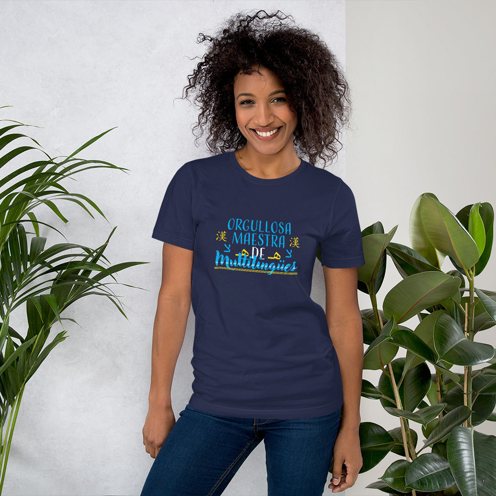 Orgullosa Maestra De Multilingues t-shirt