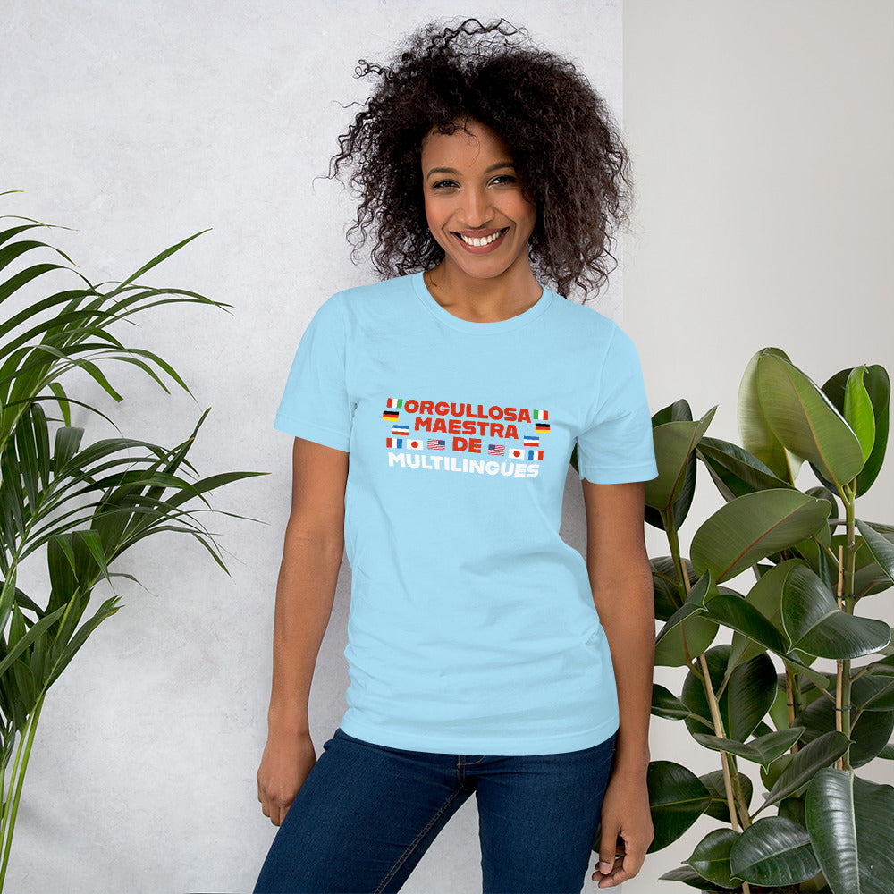 Orgullosa Maestra De Multilingues t-shirt