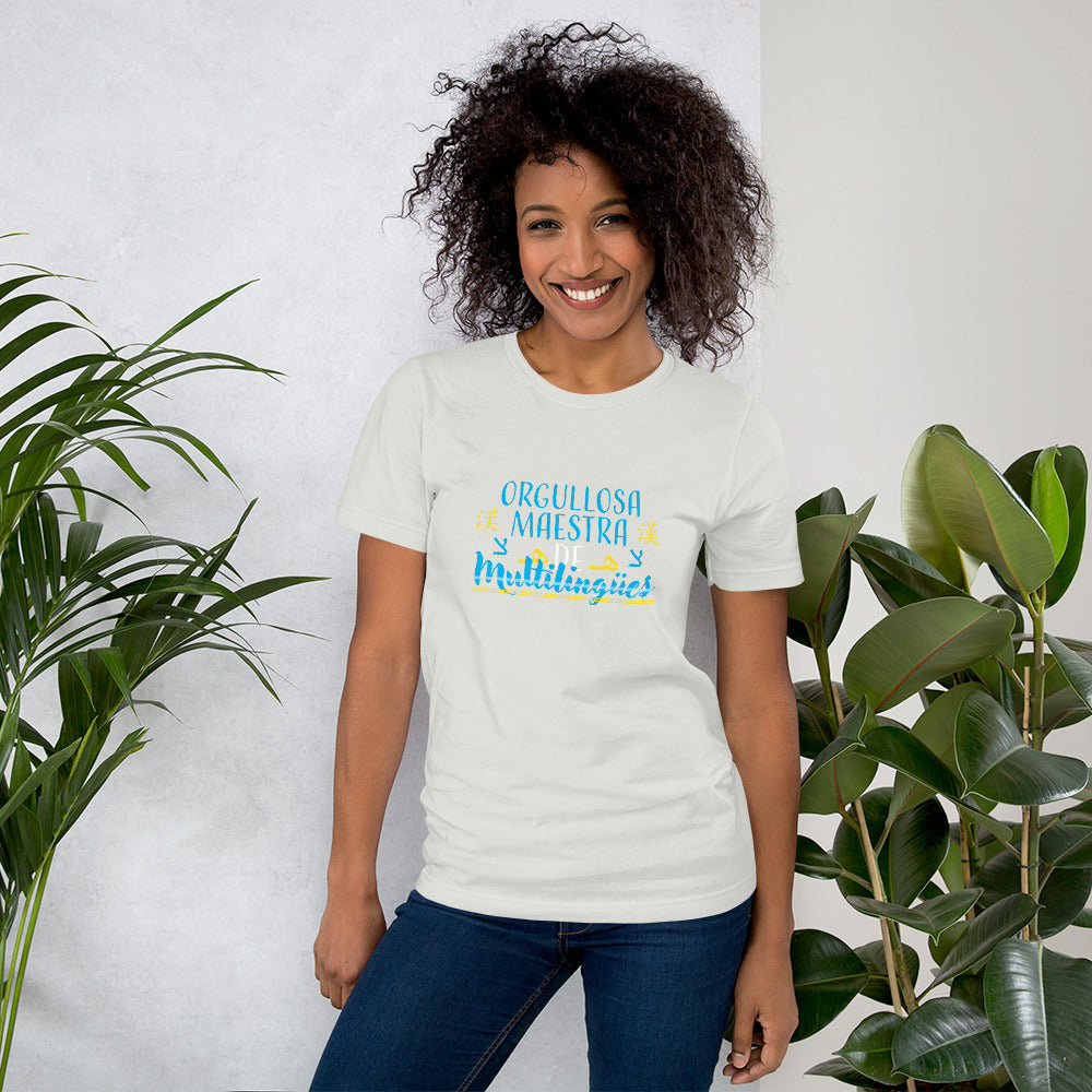 Orgullosa Maestra De Multilingues t-shirt
