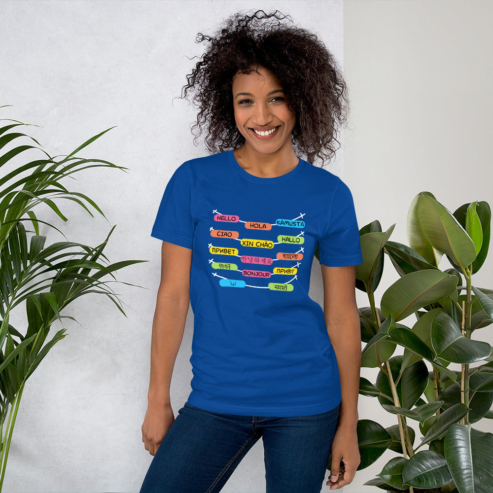 Multilingual Word Wall t-shirt