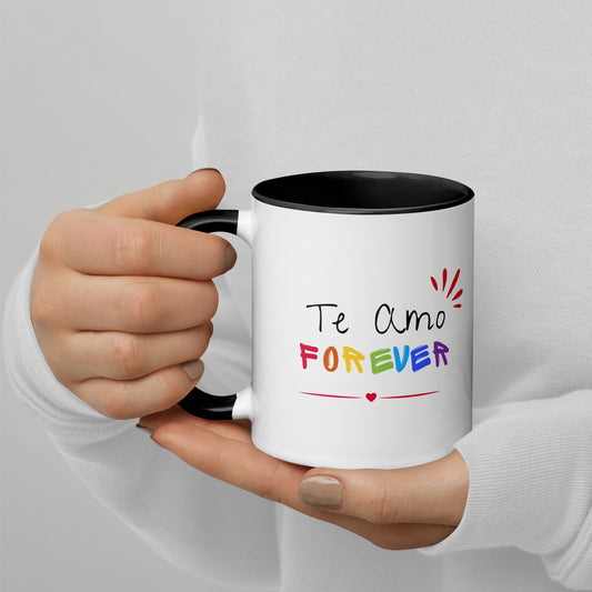 Te Amo Forever Mug with Color Inside