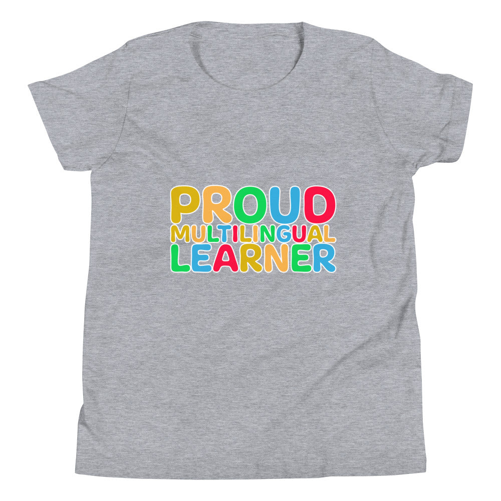 Proud Multilingual Youth Short Sleeve T-Shirt